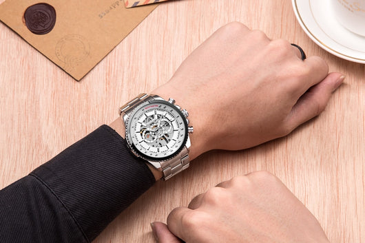 Reloj Automático para Hombre con Calendario y Pulsera de Acero - Image 12