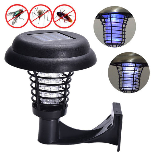 Lámpara Solar Anti-Mosquitos con Trampa UV - Eliminador de Insectos para Jardín - Image 8
