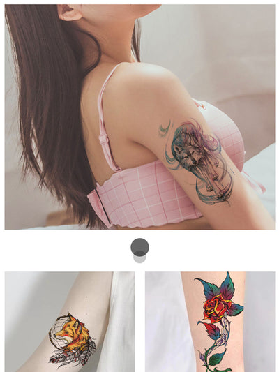 Tatuajes Temporales Impermeables Estilo Europeo y Americano - Image 11