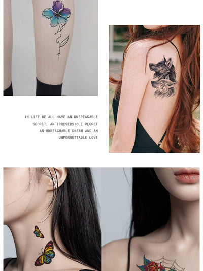 Tatuajes Temporales Impermeables Estilo Europeo y Americano - Image 13