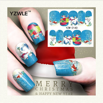 Stickers de Uñas Navideños: Reno, Copo de Nieve y Muñeco de Nieve - Image 37