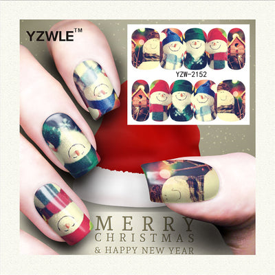 Stickers de Uñas Navideños: Reno, Copo de Nieve y Muñeco de Nieve - Image 49