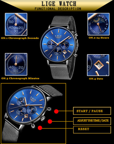 Reloj de Cuarzo Deportivo Empresarial - Image 9