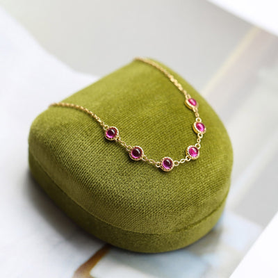 Pulsera de Ópalo Rojo Luminoso - Image 15