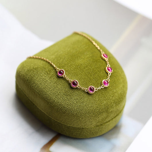 Pulsera de Ópalo Rojo Luminoso - Image 15