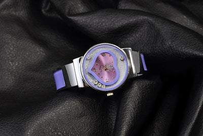 Reloj de pulsera para mujer con diseño de corazón y movimiento de cuarzo - Image 13