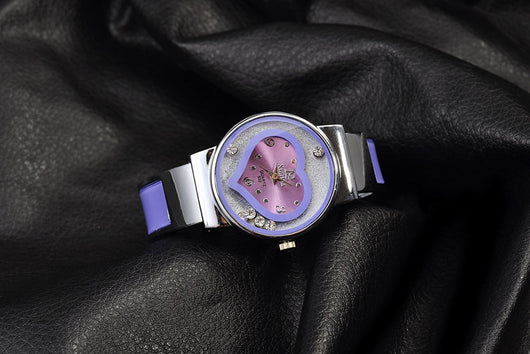 Reloj de pulsera para mujer con diseño de corazón y movimiento de cuarzo - Image 13