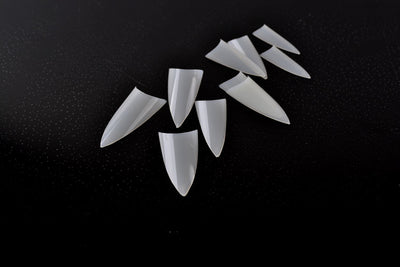 Set de 500 Uñas Postizas Transparentes Puntiagudas - Estándar Coreano - Image 10