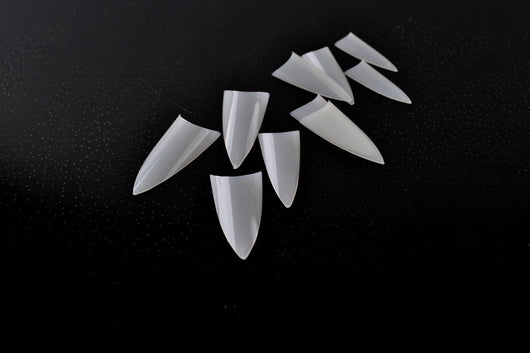 Set de 500 Uñas Postizas Transparentes Puntiagudas - Estándar Coreano - Image 10
