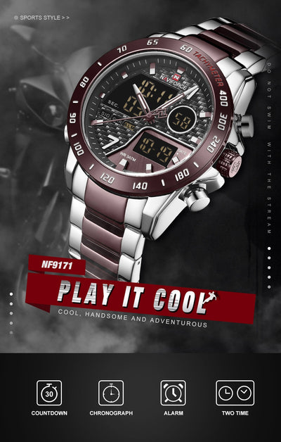 Reloj NAVIFORCE Dual Display - Cuarzo Deportivo - Image 12