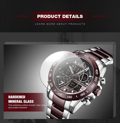 Reloj NAVIFORCE Dual Display - Cuarzo Deportivo - Image 16
