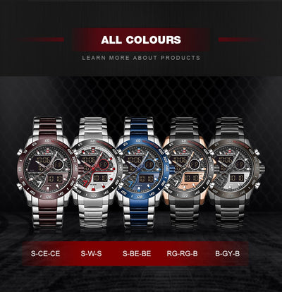 Reloj NAVIFORCE Dual Display - Cuarzo Deportivo - Image 22