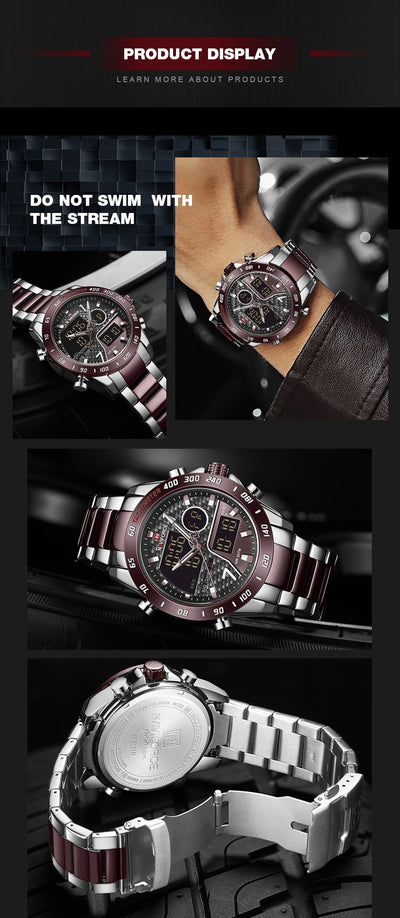 Reloj NAVIFORCE Dual Display - Cuarzo Deportivo - Image 23
