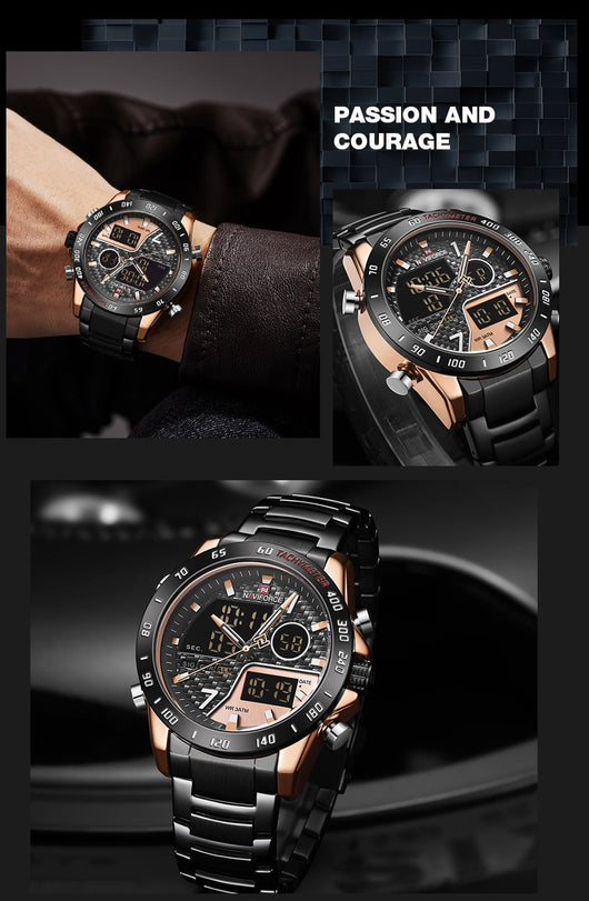 Reloj NAVIFORCE Dual Display - Cuarzo Deportivo - Image 25
