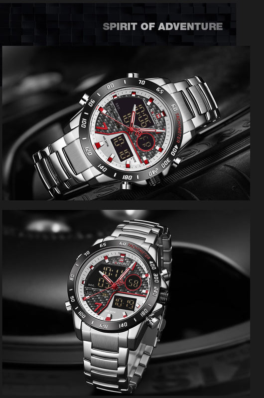 Reloj NAVIFORCE Dual Display - Cuarzo Deportivo - Image 26