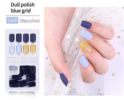 Set de 30 Uñas Postizas Desprendibles - Cobertura Completa para Decoración - Image 25