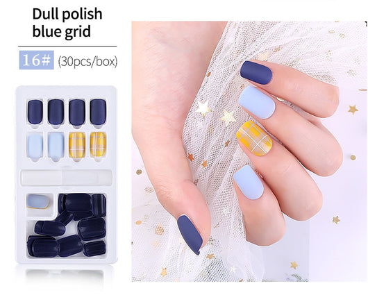Set de 30 Uñas Postizas Desprendibles - Cobertura Completa para Decoración - Image 25