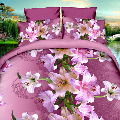 Juego de Cama Acolchado 3D de 4 Piezas - Image 8
