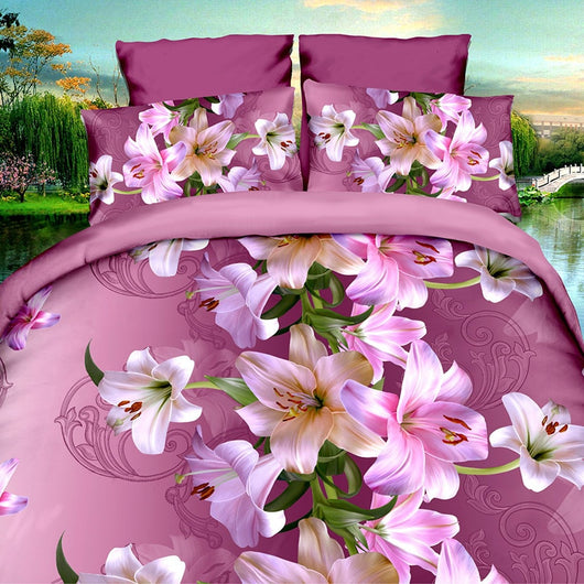 Juego de Cama Acolchado 3D de 4 Piezas - Image 8