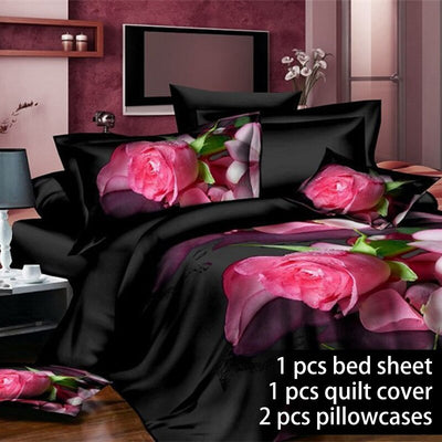 Juego de Cama Acolchado 3D de 4 Piezas - Image 14