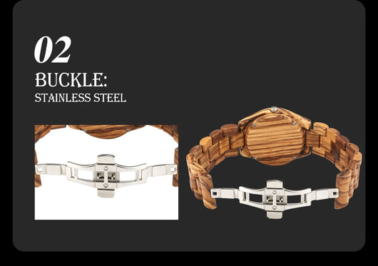 Reloj de Madera para Hombre Tide Brand - Diseño Clásico y Elegante - Image 14
