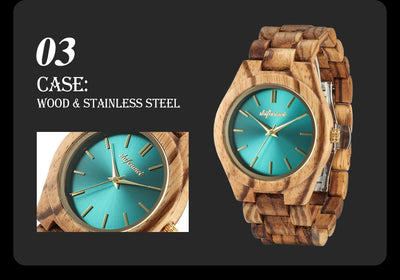 Reloj de Madera para Hombre Tide Brand - Diseño Clásico y Elegante - Image 15
