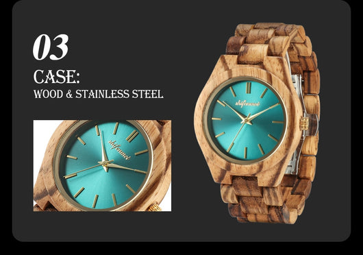 Reloj de Madera para Hombre Tide Brand - Diseño Clásico y Elegante - Image 15