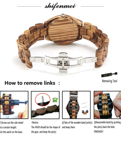 Reloj de Madera para Hombre Tide Brand - Diseño Clásico y Elegante - Image 20