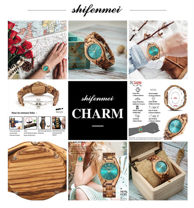 Reloj de Madera para Hombre Tide Brand - Diseño Clásico y Elegante - Image 21