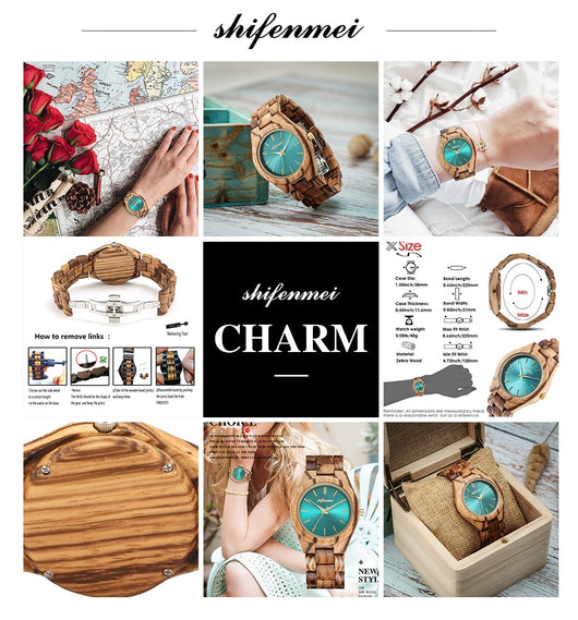 Reloj de Madera para Hombre Tide Brand - Diseño Clásico y Elegante - Image 21