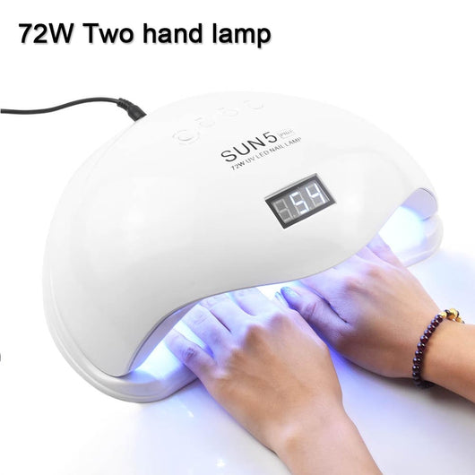 Lámpara UV LED Dual 72W con Energía Solar para Uñas - Image 8
