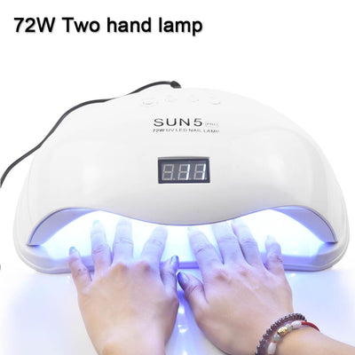 Lámpara UV LED Dual 72W con Energía Solar para Uñas - Image 9