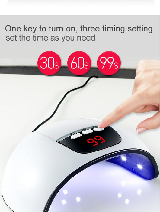 Lámpara Secadora de Uñas Inteligente 54W con Sensor Automático - Image 14