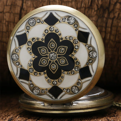 Reloj de Bolsillo Flor de Diamante - Image 15