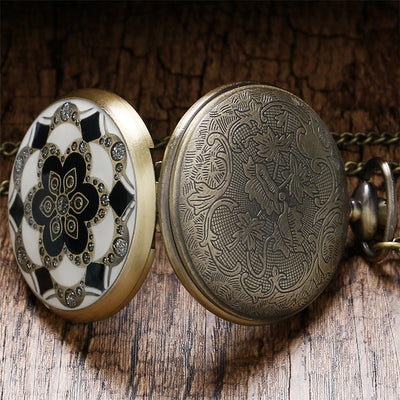 Reloj de Bolsillo Flor de Diamante - Image 17