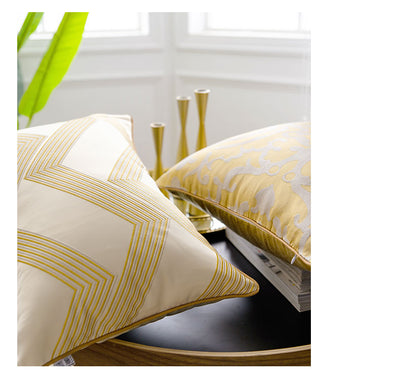 Funda de Almohada Europea Dorada Premium - Image 5