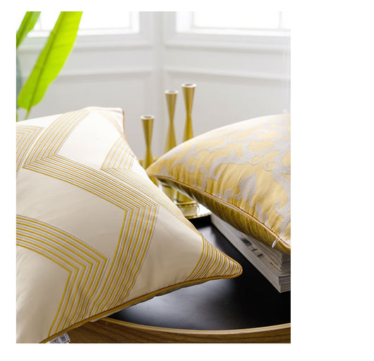 Funda de Almohada Europea Dorada Premium - Image 5