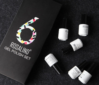 Set de 6 Esmaltes de Gel en Colores Sólidos - Caja Regalo Manicura Profesional - Image 15