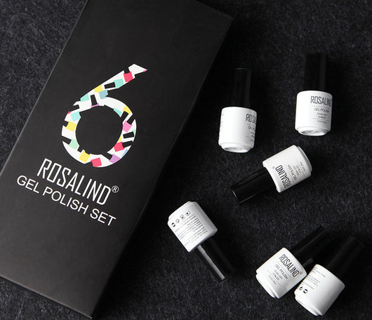 Set de 6 Esmaltes de Gel en Colores Sólidos - Caja Regalo Manicura Profesional - Image 15