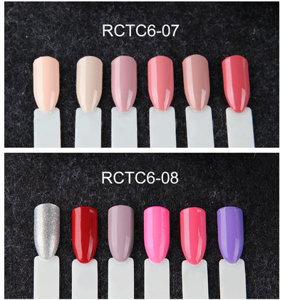 Set de 6 Esmaltes de Gel en Colores Sólidos - Caja Regalo Manicura Profesional - Image 20