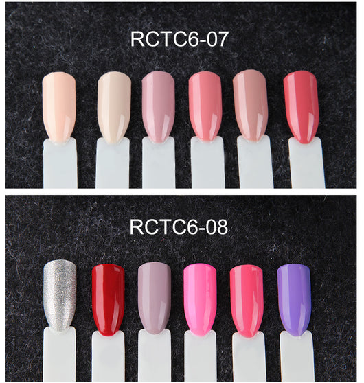 Set de 6 Esmaltes de Gel en Colores Sólidos - Caja Regalo Manicura Profesional - Image 20