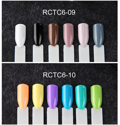 Set de 6 Esmaltes de Gel en Colores Sólidos - Caja Regalo Manicura Profesional - Image 21