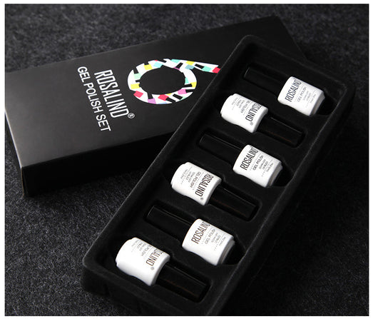 Set de 6 Esmaltes de Gel en Colores Sólidos - Caja Regalo Manicura Profesional - Image 25