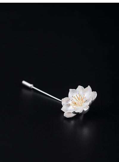 Broche Flor de Loto con Cuello Largo Elegante - Image 6