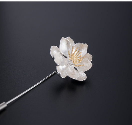 Broche Flor de Loto con Cuello Largo Elegante - Image 9