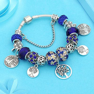 Pulsera de flores con hojas pintadas - Image 8