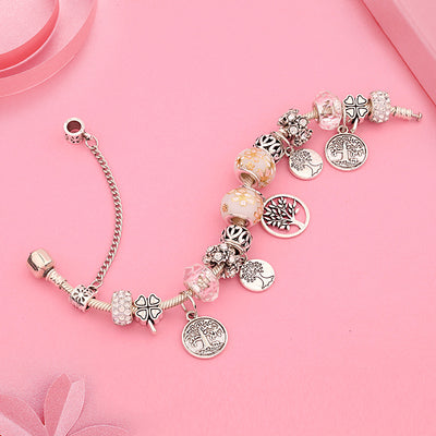 Pulsera de flores con hojas pintadas - Image 17