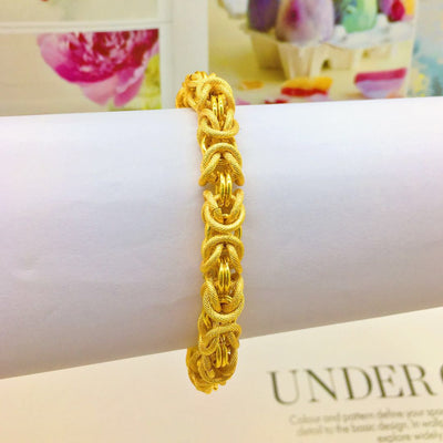 Pulsera para Hombre Bañada en Oro de 24K - Joyería Masculina de Lujo - Image 8