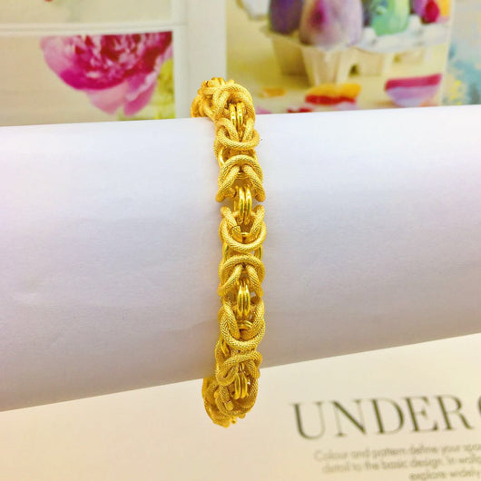 Pulsera para Hombre Bañada en Oro de 24K - Joyería Masculina de Lujo - Image 8