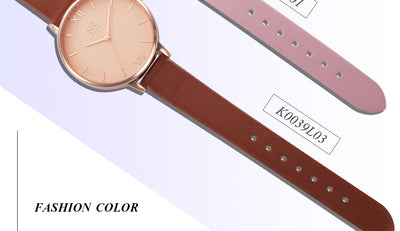 Reloj para Mujer con Correa de Cuero PU Resistente al Agua - Image 12